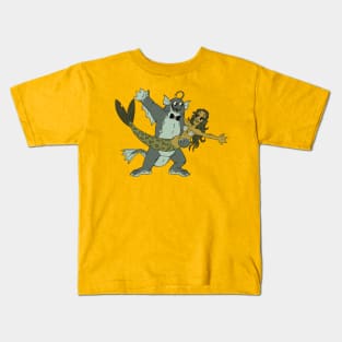 Dancing Sea Monsters Kids T-Shirt